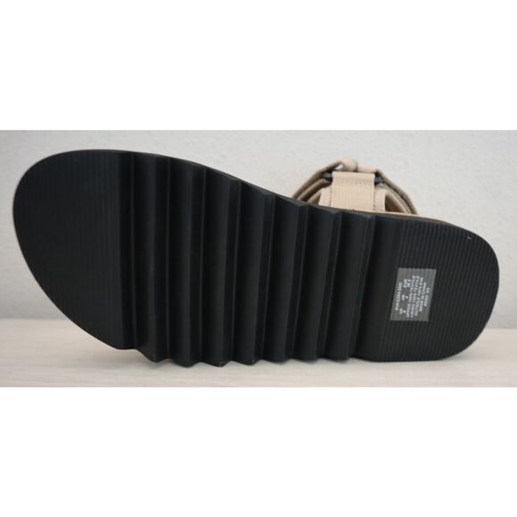 Polo Ralph Lauren Women's Sz 6B Beige Eva Ezra Grosgrain-Strap Sandals - Picture 3 of 13